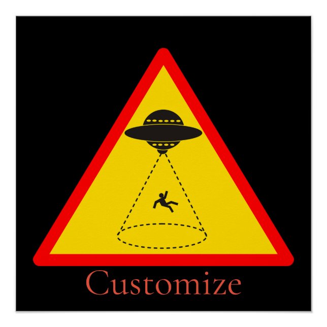 Pôster Thunder_Cove do OVNI de Abdução de alienígenas (Frente)