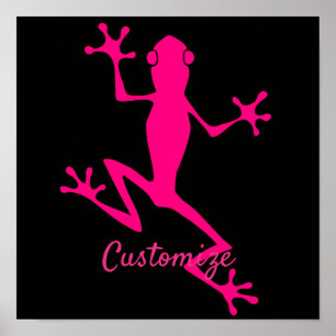 Poster Thunder_Cove do Sapo de Árvore Rosa