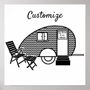 Poster Thunder_Cove Teardrop Trailer Pequeno