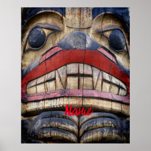 Poster Thunder_Cove Totem de Rosto Polar