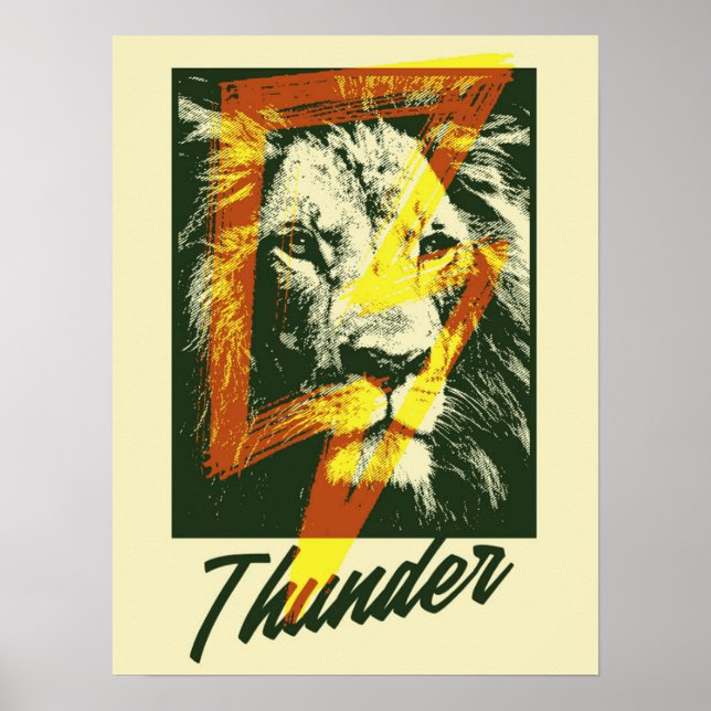 Poster Thunder Lion (Frente)