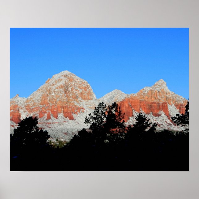 Poster Thunder Mountain, na neve (Frente)