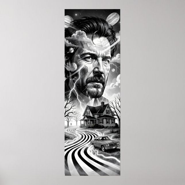 Pôster Thunder Road Dreamscape em Noir (Frente)