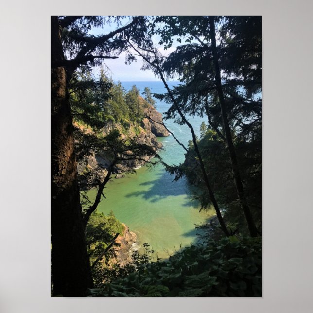 Poster Thunder Rock Cove, Samuel H. Boardman, Oregon (Frente)