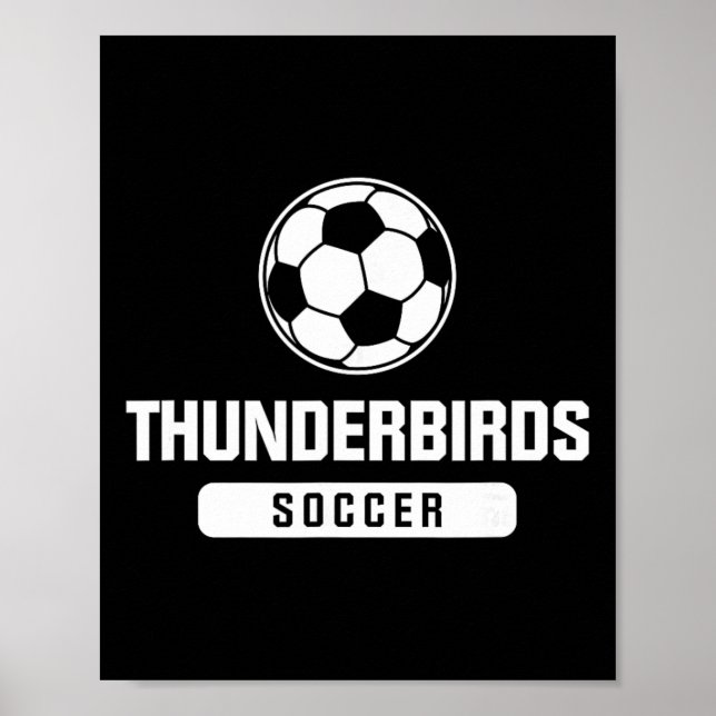 Poster Thunderbirds Futebol Para Fundamental, Médio E Méd (Frente)