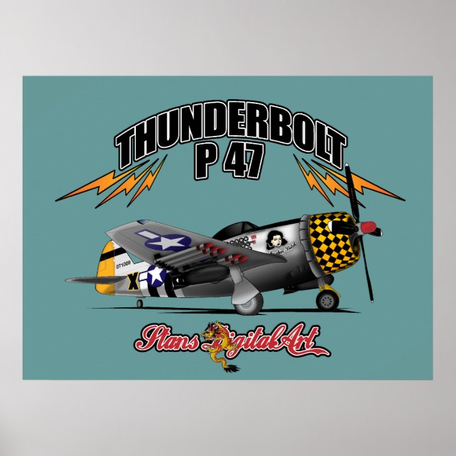 Poster ThunderBolt P47 (Frente)