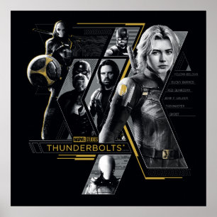Poster Thunderbolts* Arte do Grupo