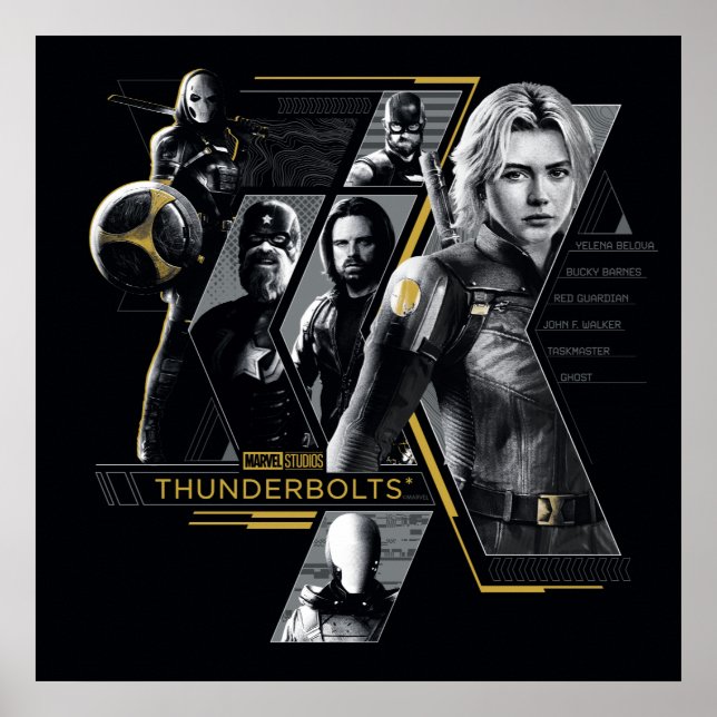 Poster Thunderbolts* | Arte do Grupo (Frente)