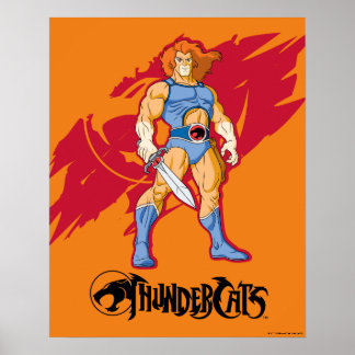Poster ThunderCats | Gráfico de Caracteres Lion-O