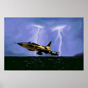 Pôster Thunderchief e relâmpago