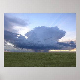 Pôster Thunderhead Azul