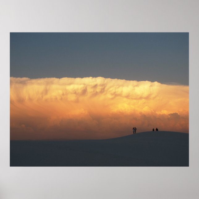 Poster Thunderstorm de areias brancas (Frente)