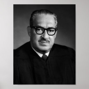 Poster Thurgood Marshall Portrait - 1970