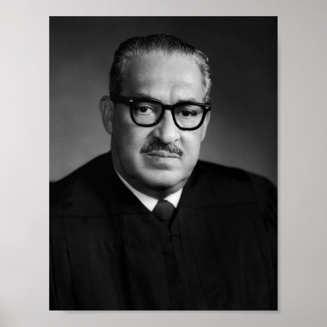 Poster Thurgood Marshall Portrait - 1970 (Frente)