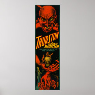 Pôster Thurston "grande mostra do mágico do universo "