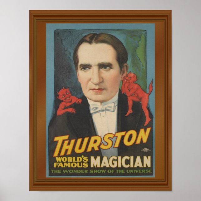 Poster Thurston Maggie Wonder Show (Frente)