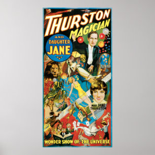 Poster Thurston O Excelente Magalhista e filha Jane