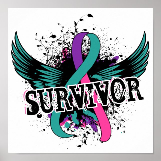 Pôster Thyroid Cancer Survivor 16 (Frente)