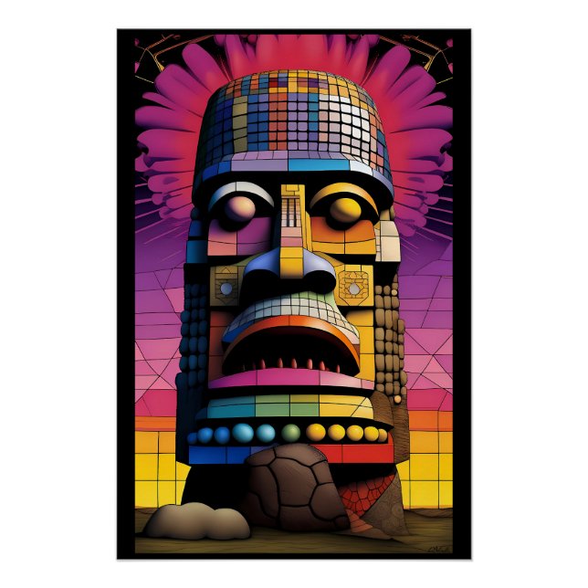 Pôster Ti-Tiki - Ken Gage Art (Frente)
