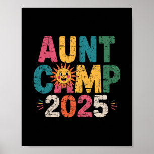 Poster Tia Acampamento 2025 Férias de Família Verão Equip