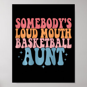 Poster Tia Basketb de Boca Larga de Alguém Bonito