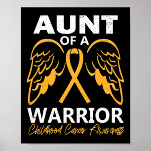 Poster Tia de um Anjo de Consciência de Canceres de Guerr