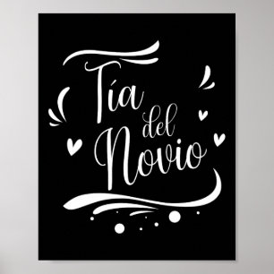 Poster Tia Del Novio, Tia Espanhola Do Casamento Do Groom