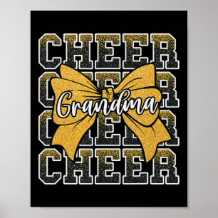 Poster Tia do Encorajamento Arco Esporte Cheerleader Chee