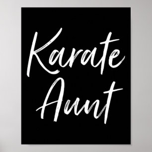 Poster Tia Martial de Karate Tia Artes Marciais Presentes