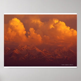 Poster Tian Shan, Cazaquistão