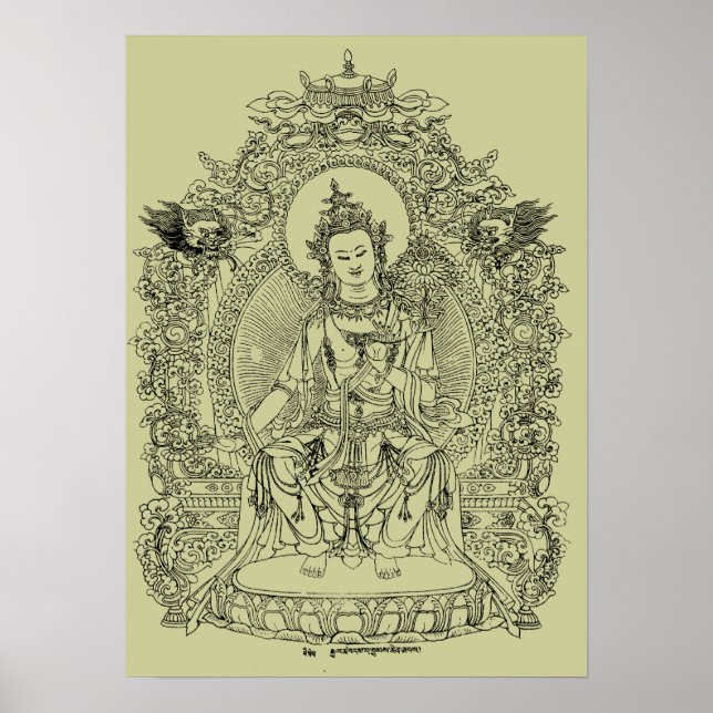POSTER TIBETAN BUDDHA (Frente)