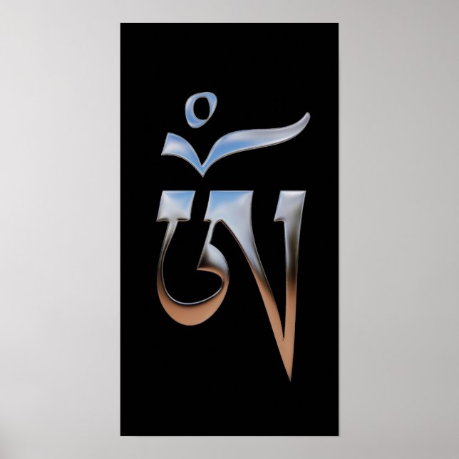 Pôster Tibetano Om (Frente)