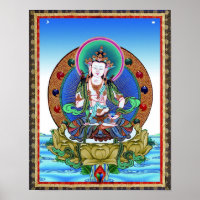 Tibetano Thangka Vajrasattva Tatto Mandala Impress