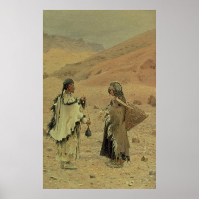 Pôster Tibetanos ocidentais, 1875 (Frente)