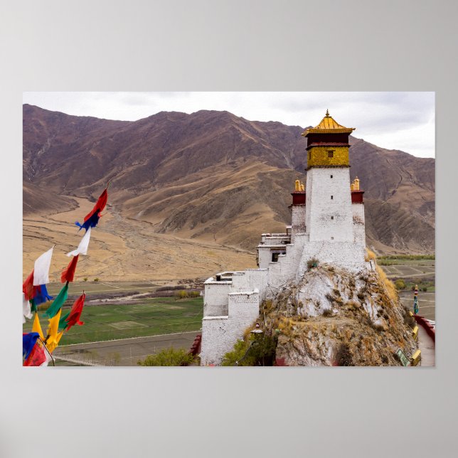 Poster Tibete - Palácio de Yumbulakhang (Frente)