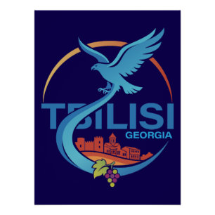 Pôster Tiblíssi Geórgia Europa Oriental