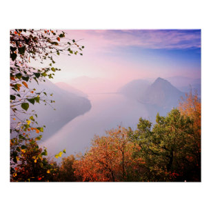 Pôster Ticino, suiça: Vista de Monte Bre