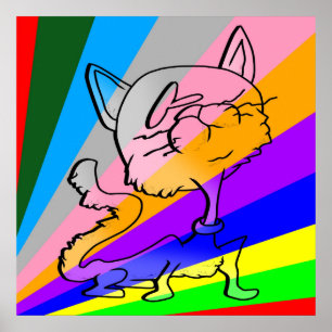 POSTER TICKME BOBO CAT