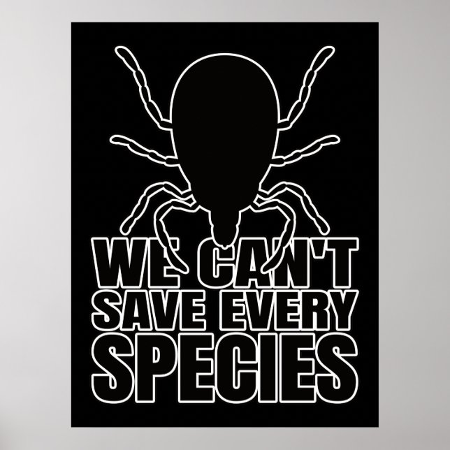 Poster Ticks Tick Ixodida - Geek De Entomologia (Frente)