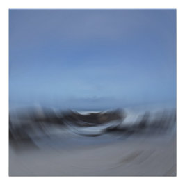 Pôster Tidal Flow Abstrato Art