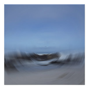 Pôster Tidal Flow Abstrato Art