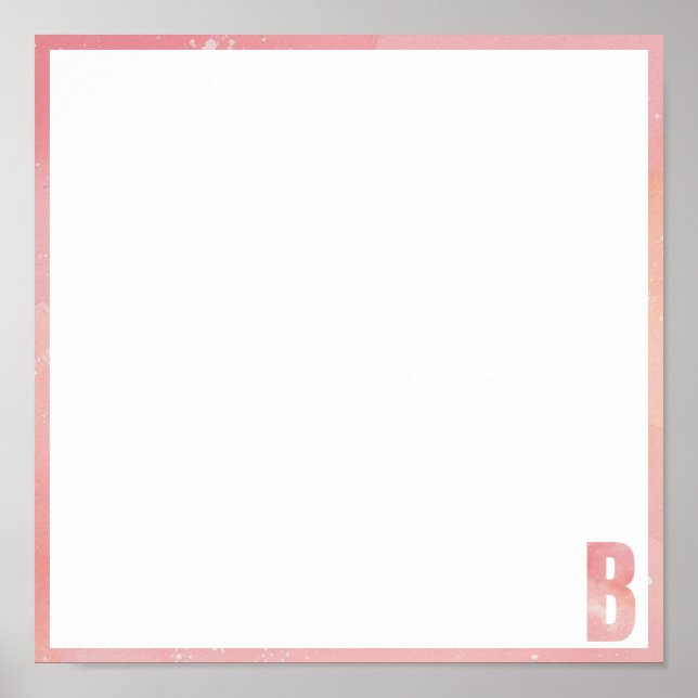 Poster Tie Dye bas mitzva placemat (Frente)