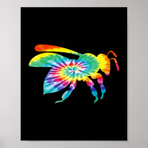 Poster Tie Dye Beekeeper Honey Bee