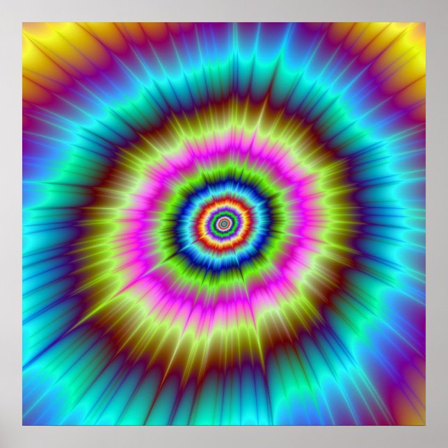 Poster Tie Dye Explosion (Frente)