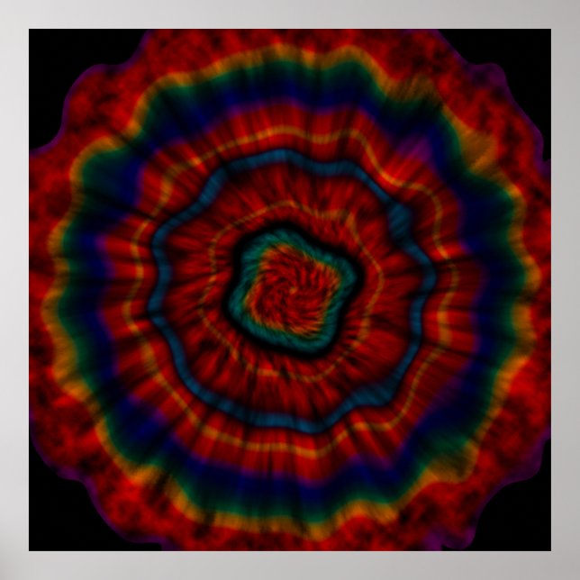 POSTER TIE DYE THROW (Frente)
