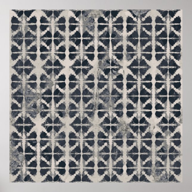 Poster Tie dyter textura criativa repetir padrões moderno (Frente)