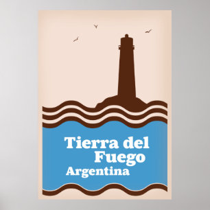 Poster Tierra del Fuego Argentina, Les Eclaireurs