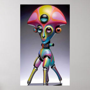 Poster Tiffany Imp Ken Pop Surrealismo