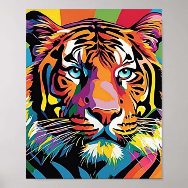 Poster Tiger Color  (Frente)