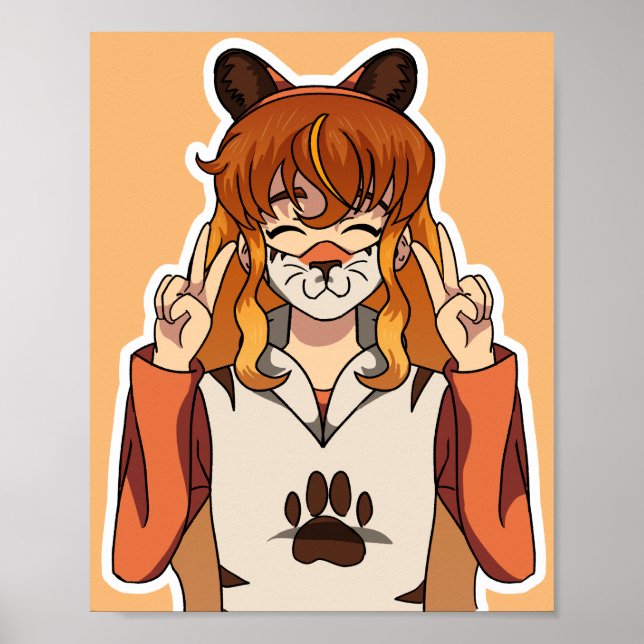 Poster Tiger Girl (Frente)